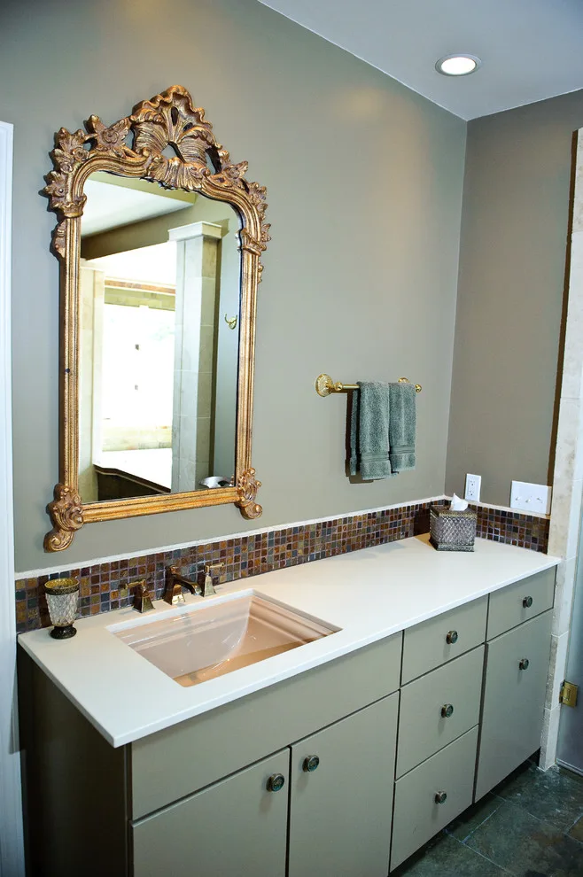 Carmel Tile Mosaic Bathroom by Jensen Design - Photo 7