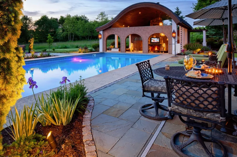 Shell-shaped Pool House by EdgeWork Design Build - Photo 8