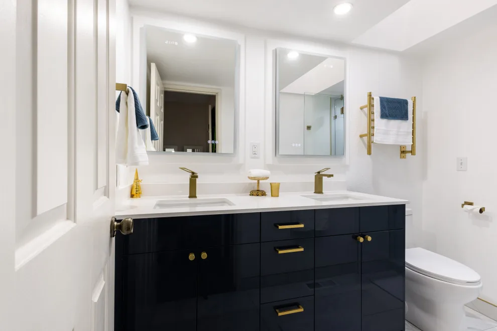 University Place Coastal Chic Bathroom Renovation by United Signature - Photo 8