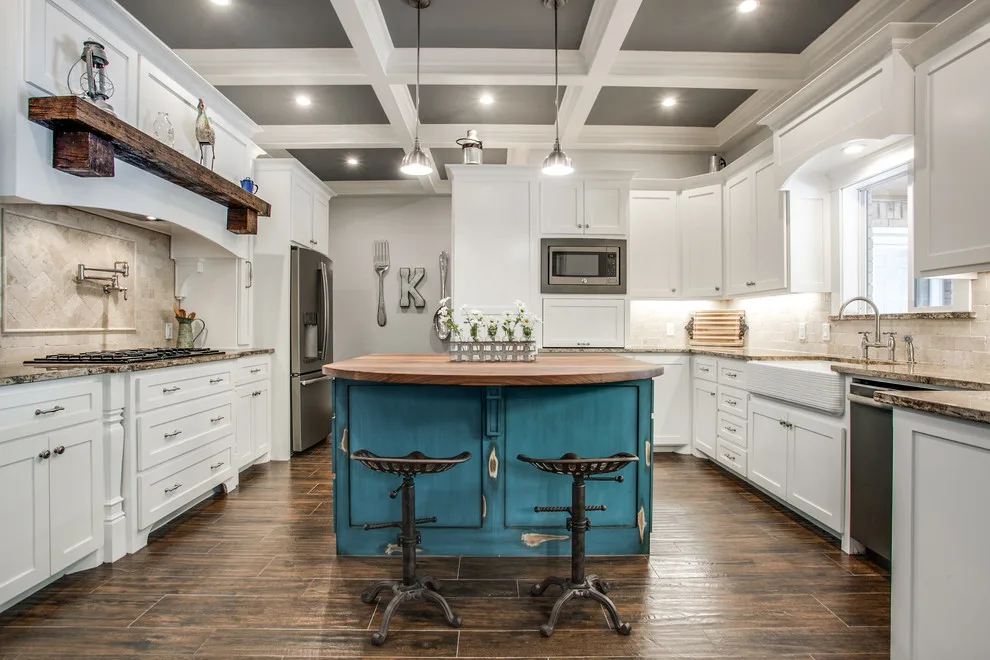 Tray Ceiling Kitchen by Swanson Renovations - Luxury Design & Build - Photo 8