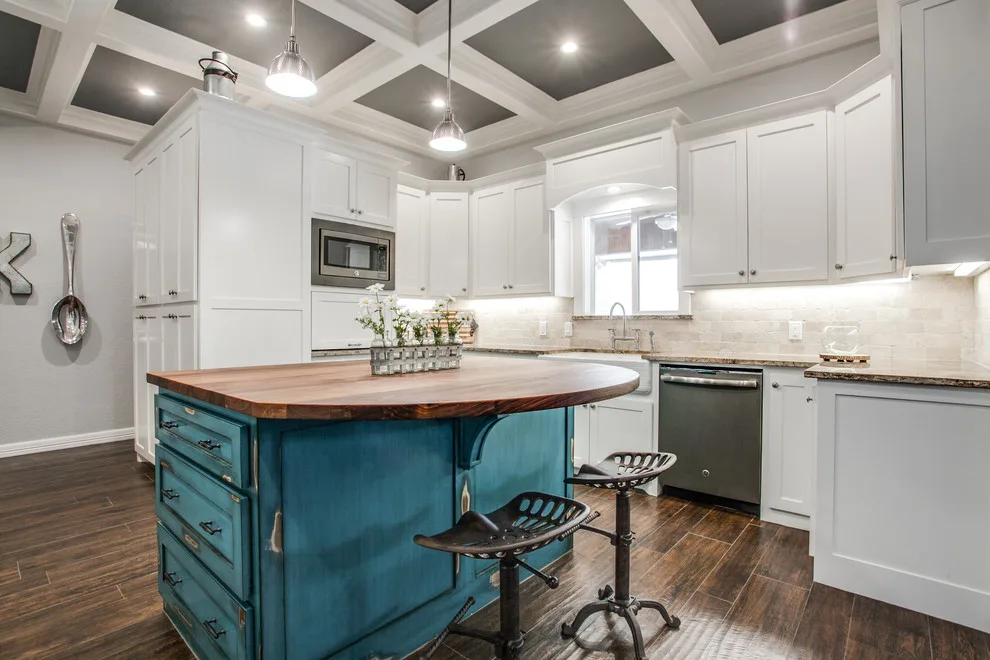 Tray Ceiling Kitchen by Swanson Renovations - Luxury Design & Build - Photo 6