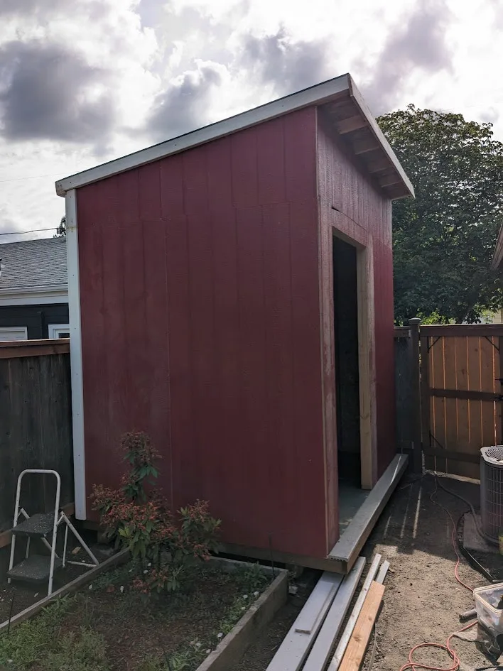 Quick Assembly Compact Shed with Sliding Door by Penko LLC - Photo 9