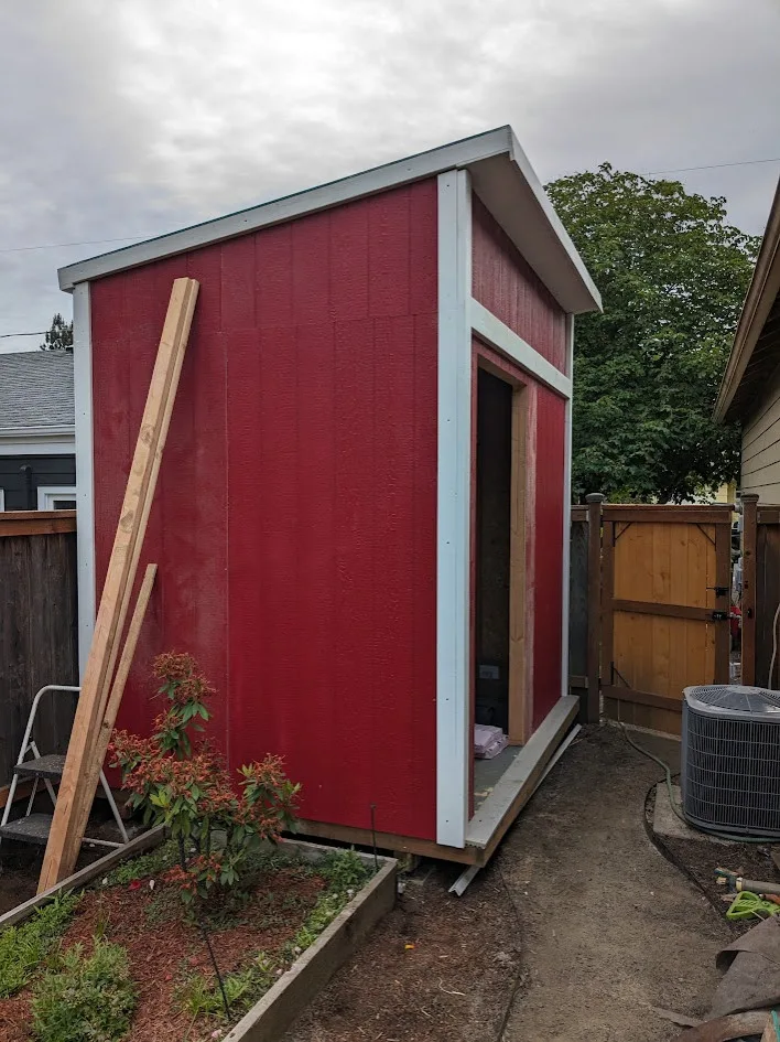 Quick Assembly Compact Shed with Sliding Door by Penko LLC - Photo 4
