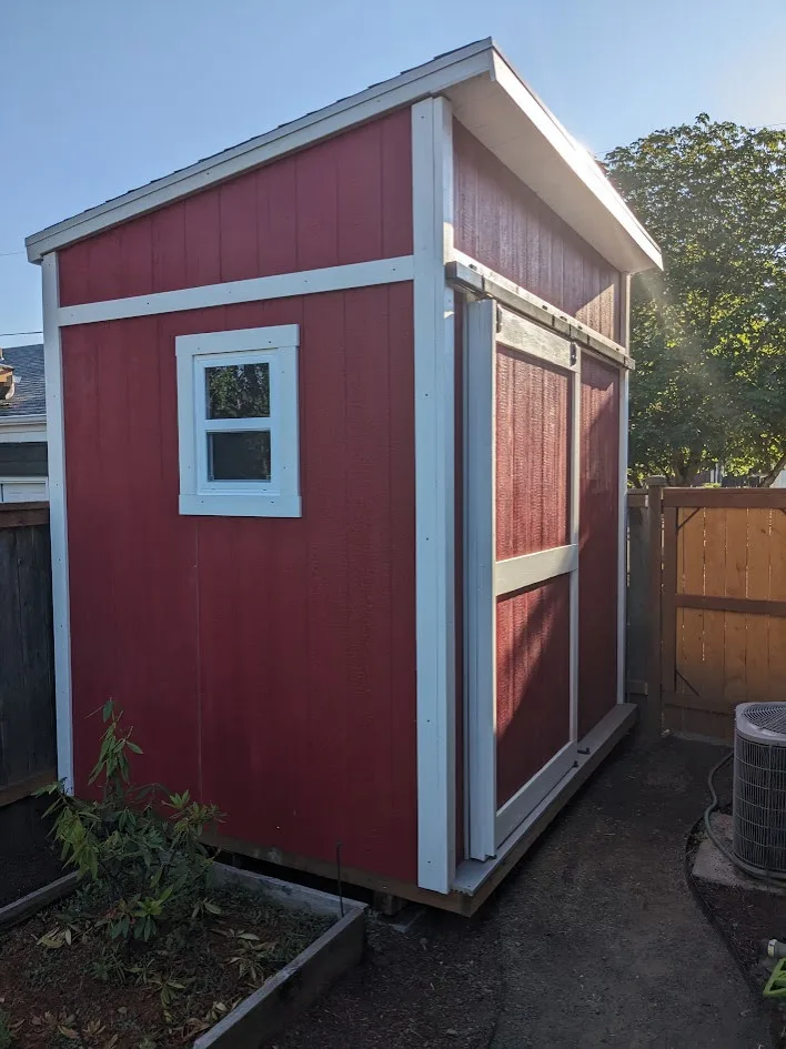 Quick Assembly Compact Shed with Sliding Door by Penko LLC - Photo 8