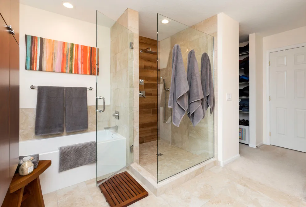 Modern and Welcoming Master Bathroom by Red House Remodeling - Photo 7