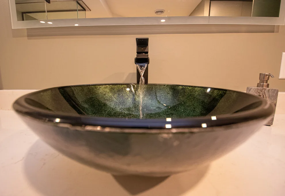 Modern Bathroom Suite with Sauna by EdgeWork Design Build - Photo 14