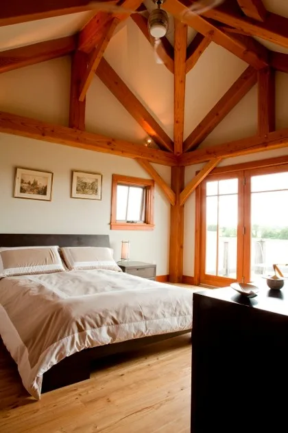 Modern Farmhouse by New Energy Works Timberframers - Photo 7