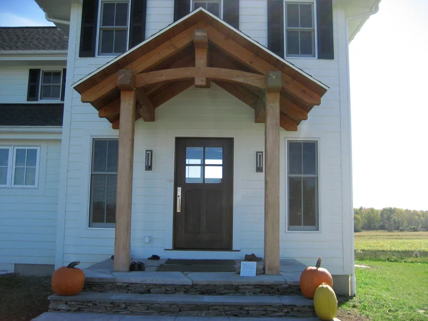 Modern Farmhouse by New Energy Works Timberframers - Photo 11