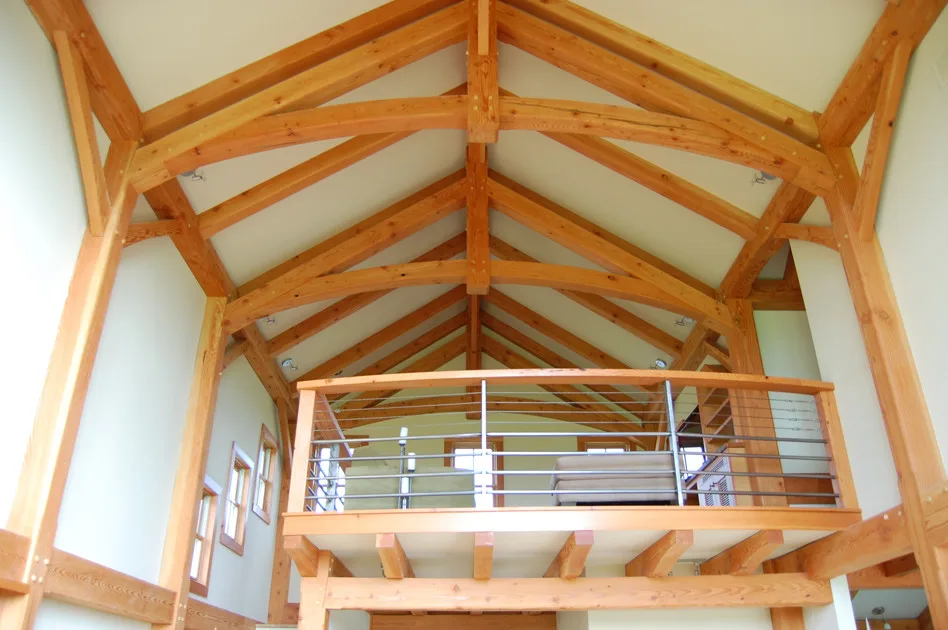 Modern Farmhouse by New Energy Works Timberframers - Photo 13