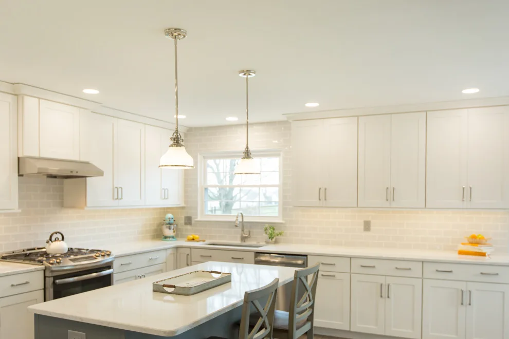 Stylish Gray Kitchen in Warrington, PA by Meridian Construction - Photo 17