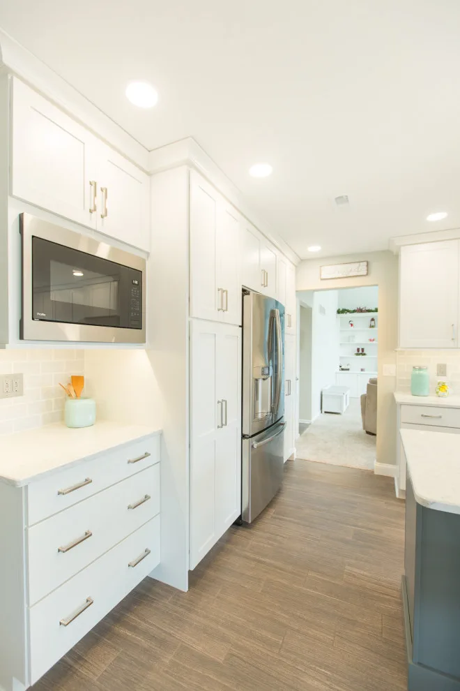 Stylish Gray Kitchen in Warrington, PA by Meridian Construction - Photo 6