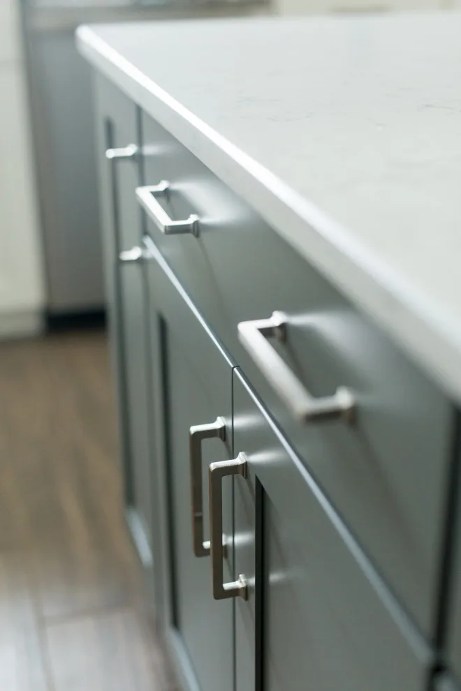 Stylish Gray Kitchen in Warrington, PA by Meridian Construction - Photo 12