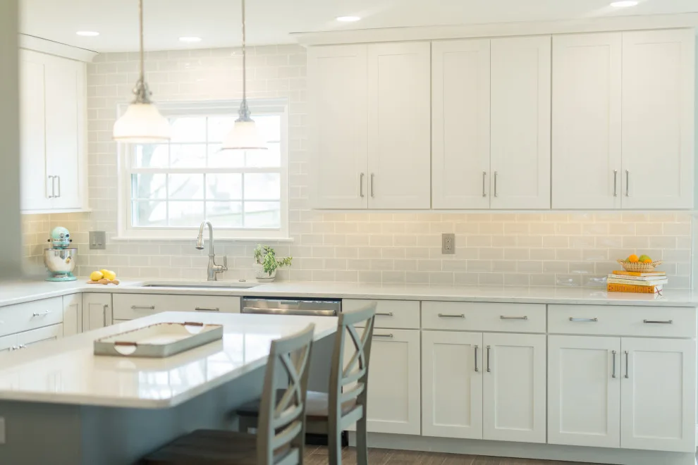 Stylish Gray Kitchen in Warrington, PA by Meridian Construction - Photo 18