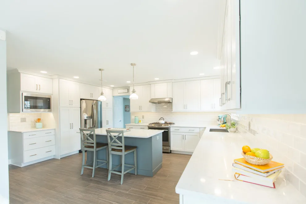 Stylish Gray Kitchen in Warrington, PA by Meridian Construction - Photo 25