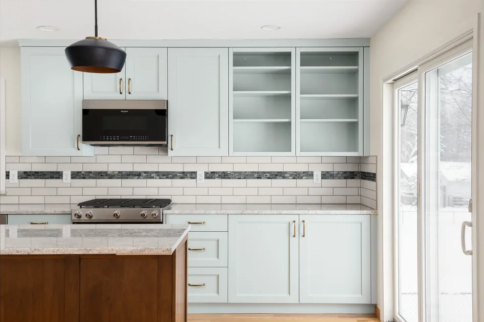 Copen Blue - Airy and Comfortable with Highlighted Island by Wise Design & Remodel LLC - Photo 8