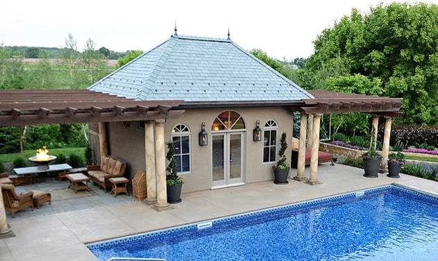 Corcoran Swimming Pool House by EdgeWork Design Build - Photo 2