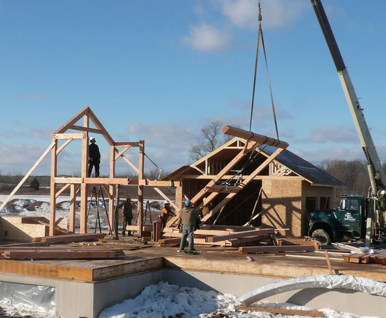 Countryside Residence by New Energy Works Timberframers - Photo 5