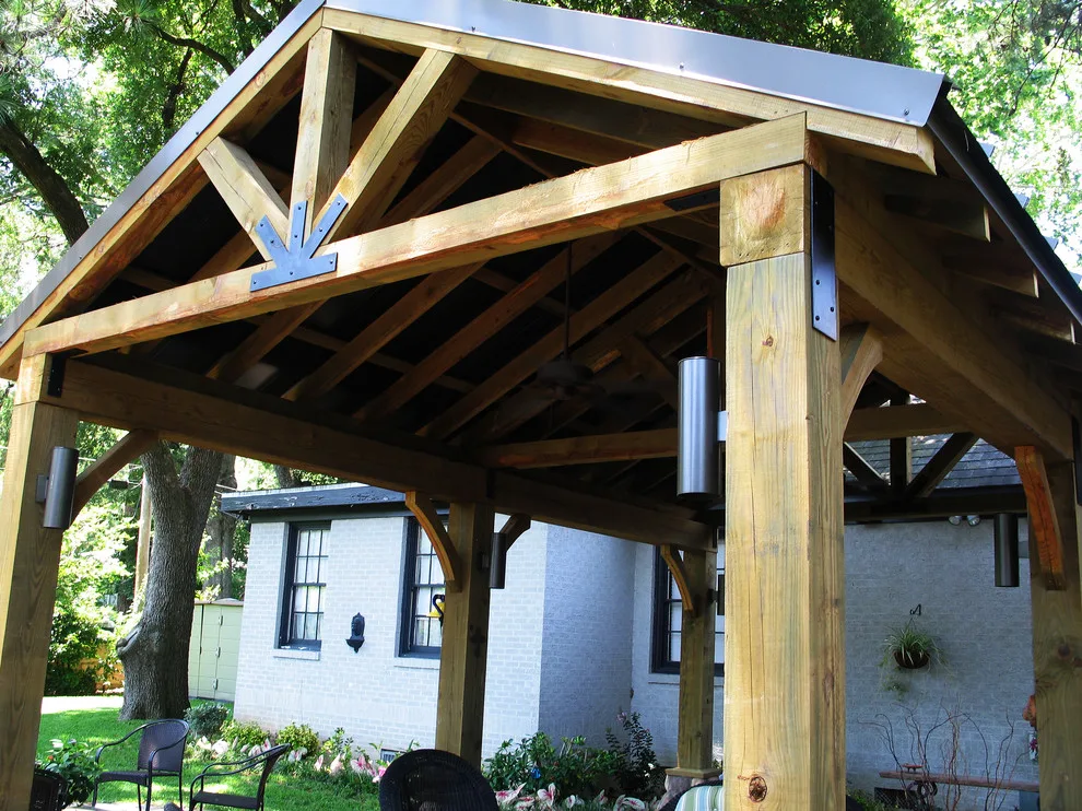 Craftsman-Inspired Outdoor Living Space by JEB Design/Build - Photo 5