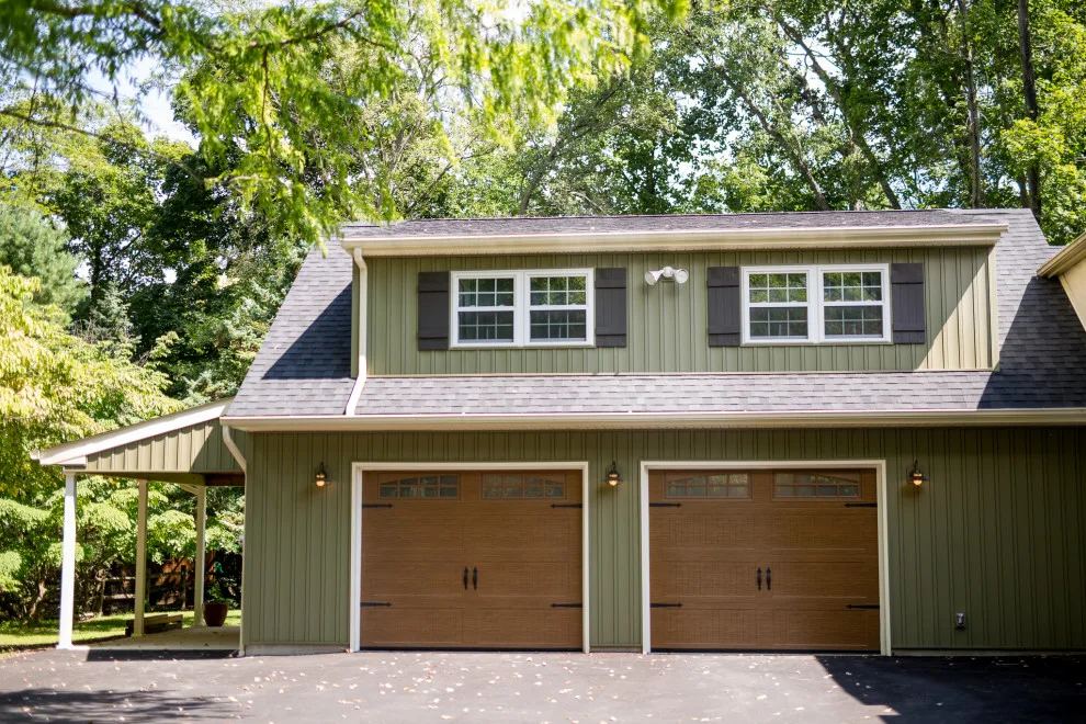 Blue Bell, PA Craftsman-Style Garage by Meridian Construction - Photo 3