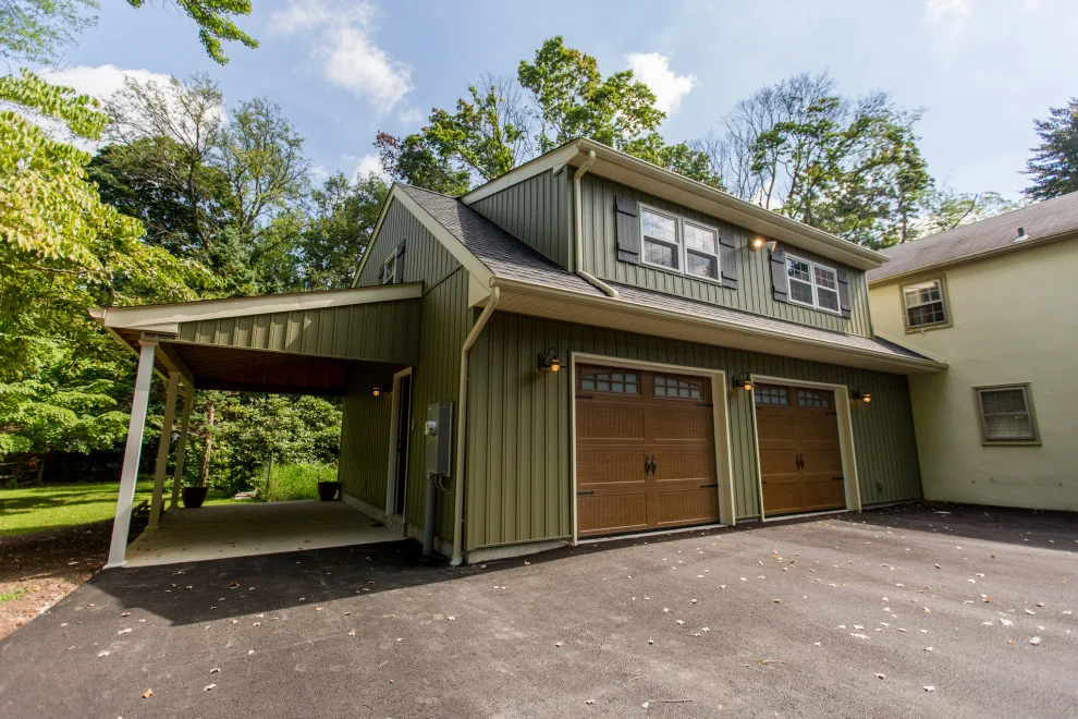 Blue Bell, PA Craftsman-Style Garage by Meridian Construction - Photo 8