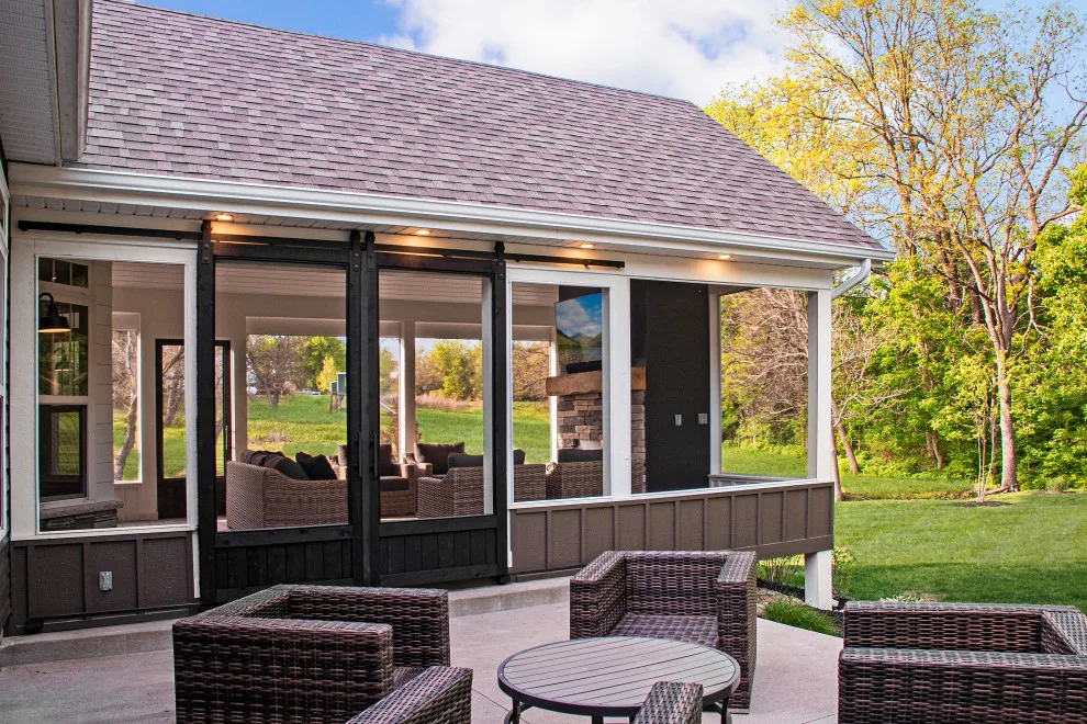 Craftsman-Inspired Screened Porch Extension by S. Brown Construction Co. - Photo 2