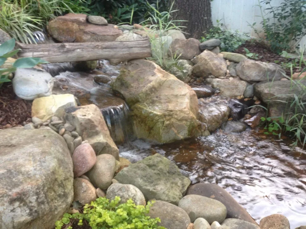 Aqua, Flame, Outdoor Space by Let It Fly Backyard Living - Photo 2