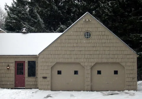 Bespoke Mahogany Garage Doors by Zalewski Associates Inc. - Photo 3