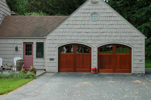 Bespoke Mahogany Garage Doors by Zalewski Associates Inc. - Photo 4
