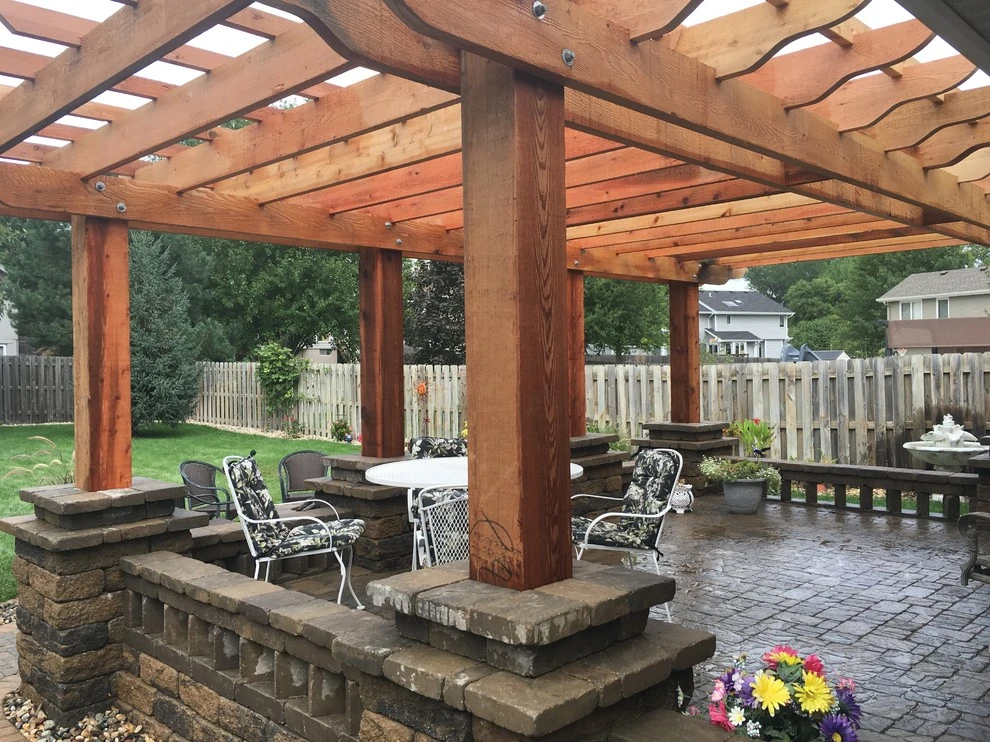 Paver Patio with Pergola & Fire Pit by Flash-N-Reds Inc - Photo 2