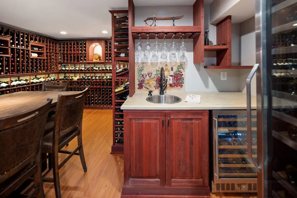 Bespoke Wine Cellar | Fairfax VA by Thomas Custom Builders - Photo 13