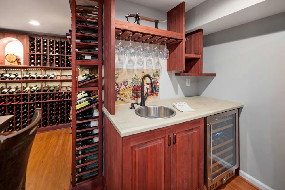 Bespoke Wine Cellar | Fairfax VA by Thomas Custom Builders - Photo 4
