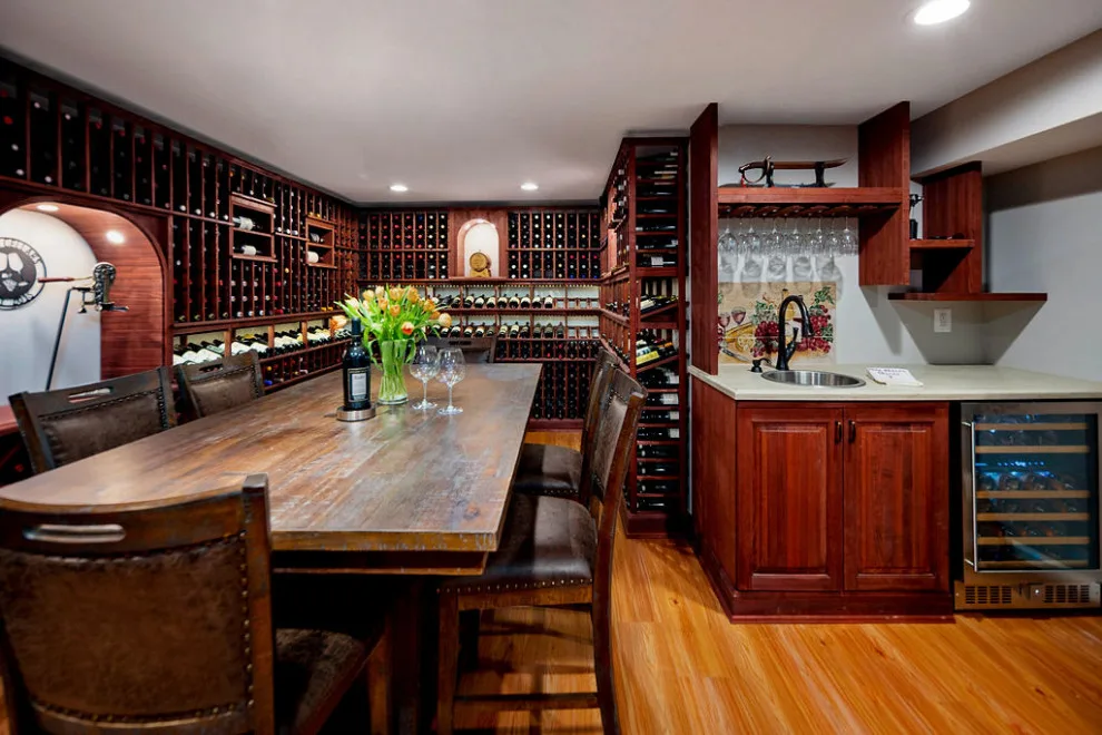 Bespoke Wine Cellar | Fairfax VA by Thomas Custom Builders - Photo 5