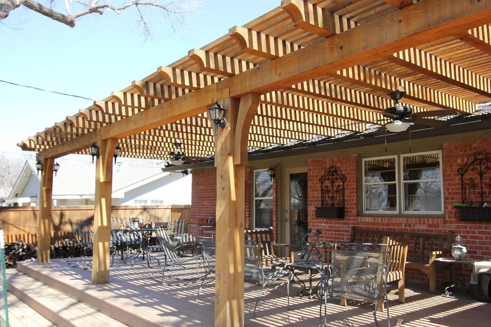 Cedar Pergola Deck by Bobby Sanders -- Sanders Design Build - Photo 3