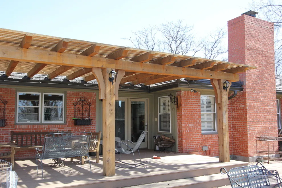 Cedar Pergola Deck by Bobby Sanders -- Sanders Design Build - Photo 5