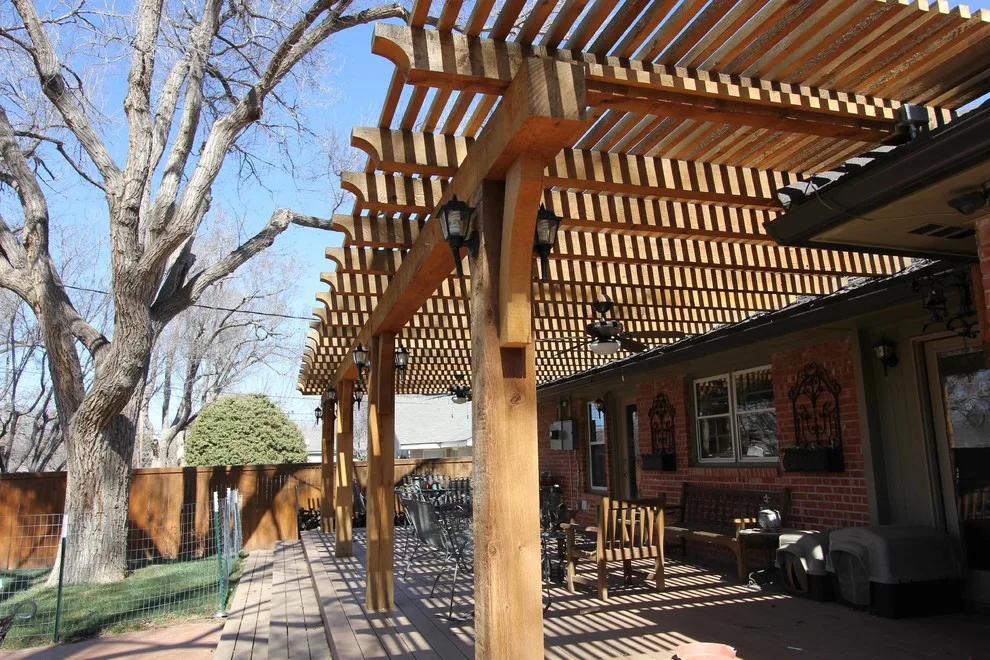 Cedar Pergola Deck by Bobby Sanders -- Sanders Design Build - Photo 4