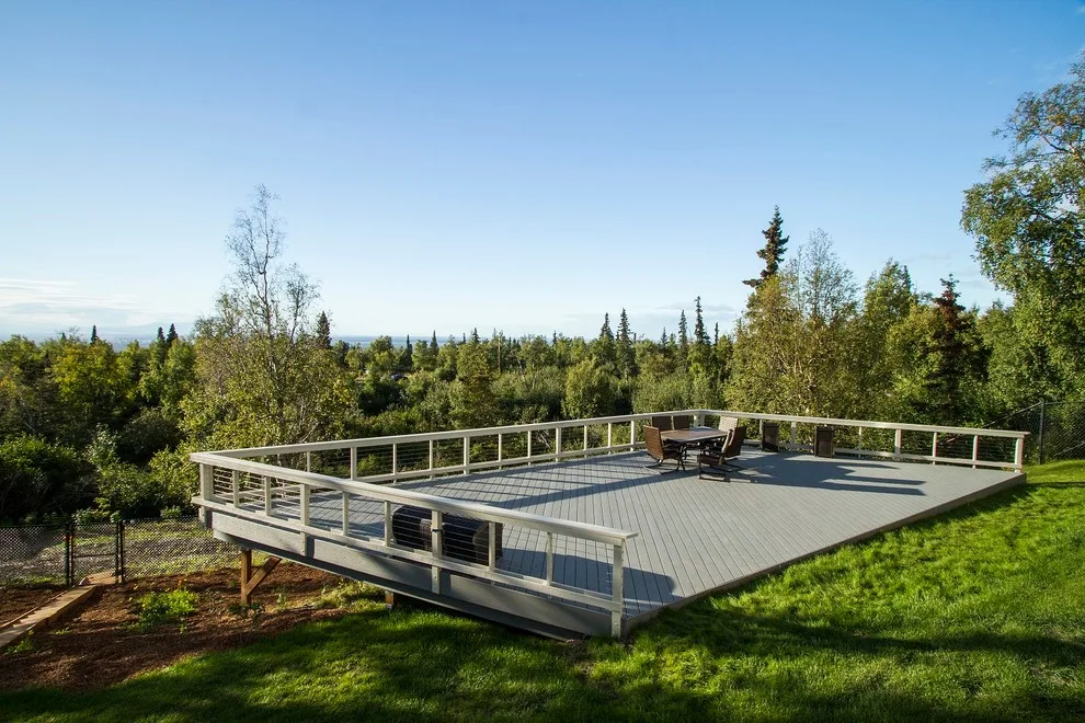 Elevated Deck with Scenic View, Trex and Cable, Treeline Construction by Treeline Construction - Photo 4