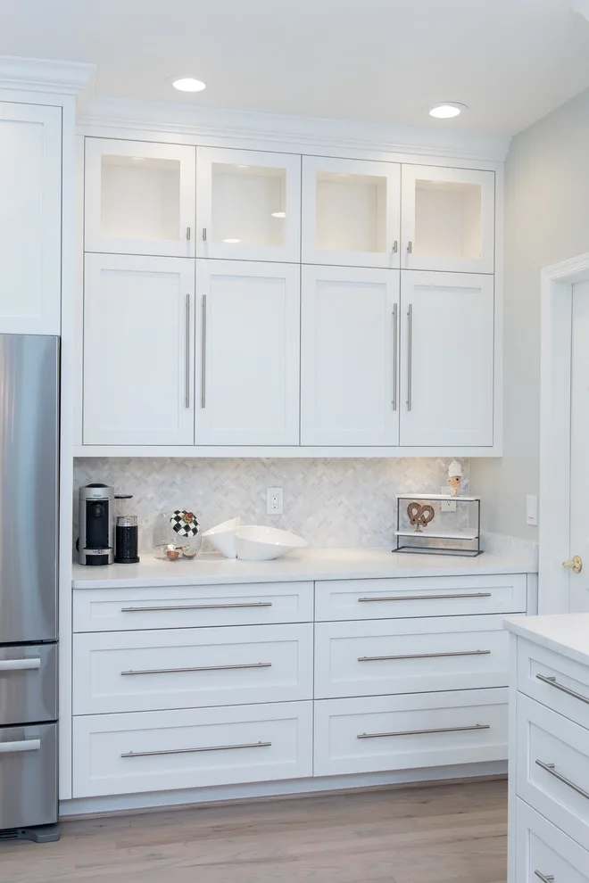 Serene White Kitchen by Labra Design Build - Photo 13