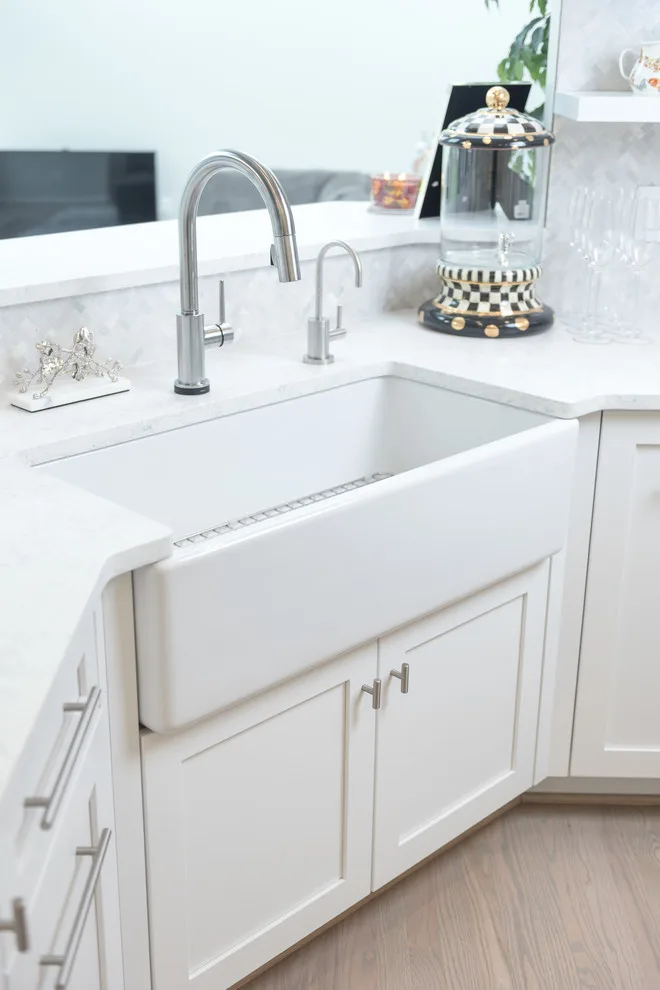 Serene White Kitchen by Labra Design Build - Photo 7