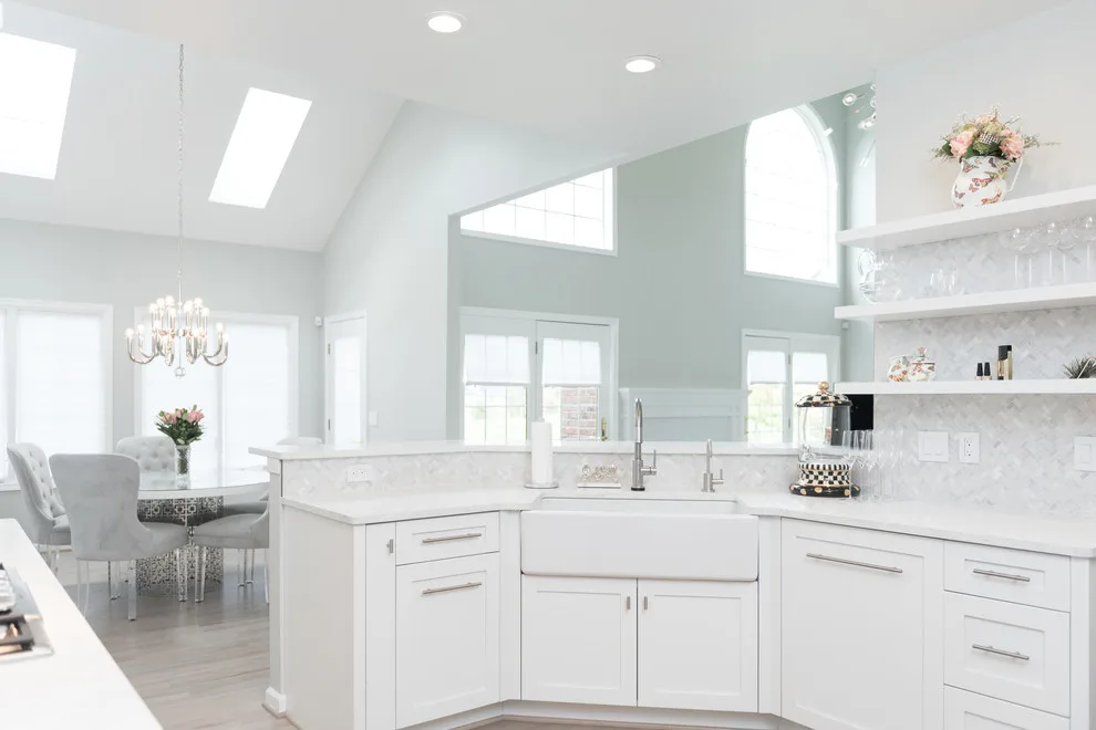 Serene White Kitchen by Labra Design Build - Photo 2