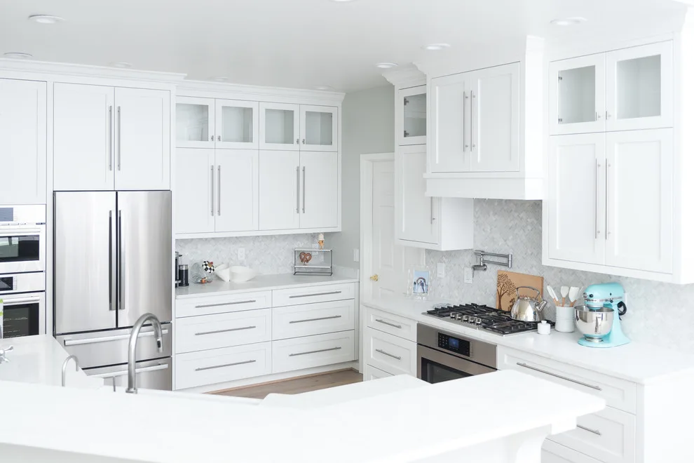 Serene White Kitchen by Labra Design Build - Photo 14