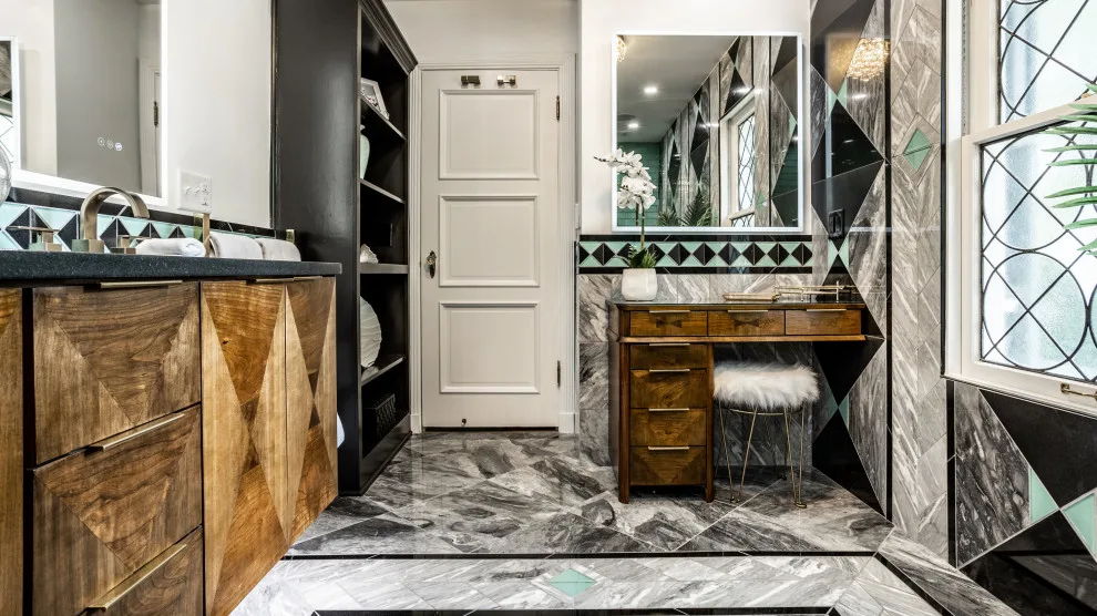 E 56th Street Primary Bathroom and Closet by Jensen Design - Photo 16