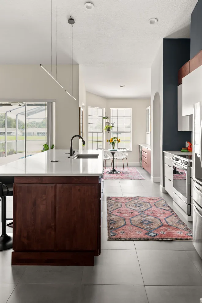 Contemporary Eclectic Kitchen by Sarah Kraus Bartelson - S&W Kitchens - Photo 15