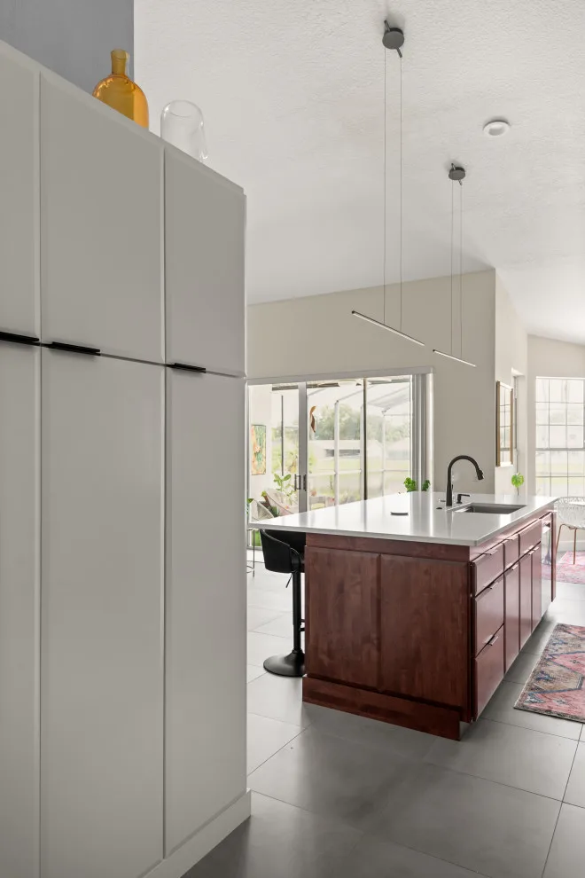 Contemporary Eclectic Kitchen by Sarah Kraus Bartelson - S&W Kitchens - Photo 7