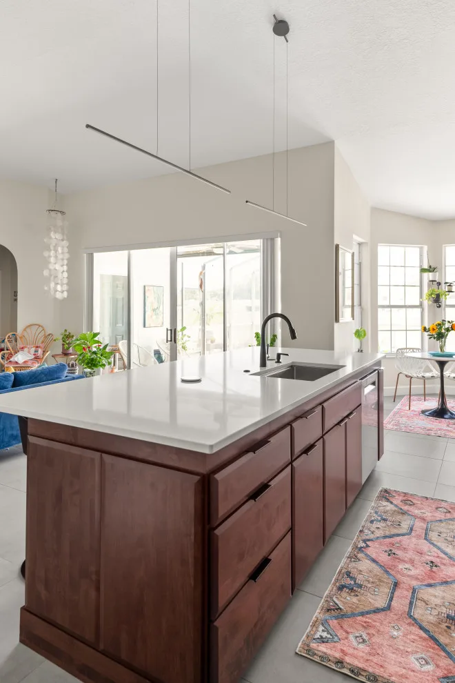 Contemporary Eclectic Kitchen by Sarah Kraus Bartelson - S&W Kitchens - Photo 10