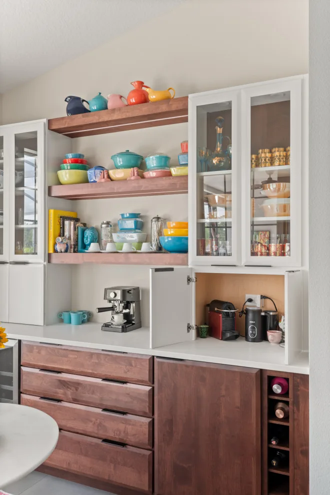 Contemporary Eclectic Kitchen by Sarah Kraus Bartelson - S&W Kitchens - Photo 13