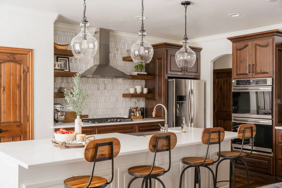 Edmond Kitchen and Living Room Makeover by Ten Key by Ten Key Home & Kitchen Remodels - Photo 7