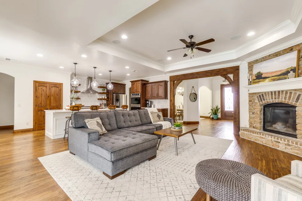 Edmond Kitchen and Living Room Makeover by Ten Key by Ten Key Home & Kitchen Remodels - Photo 4