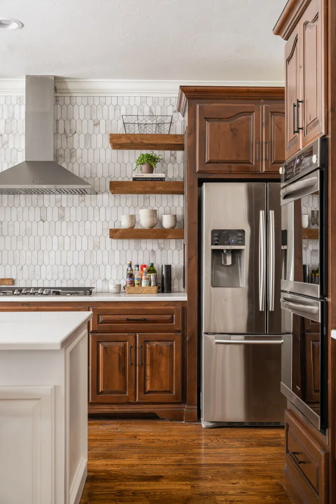 Edmond Kitchen and Living Room Makeover by Ten Key by Ten Key Home & Kitchen Remodels - Photo 12
