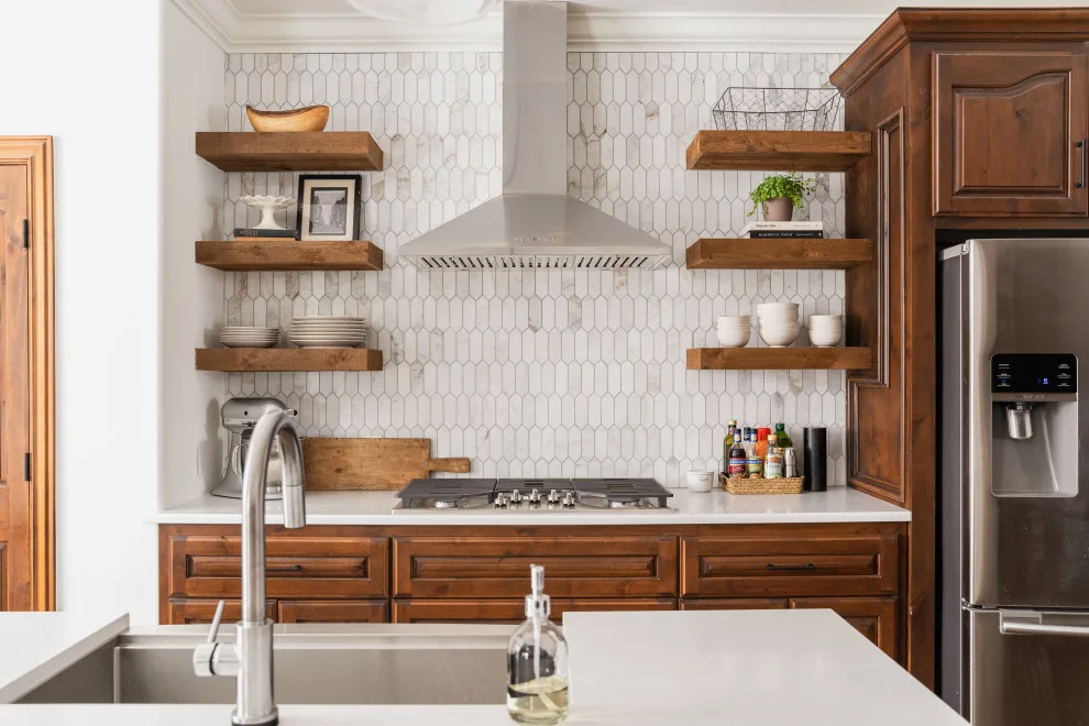 Edmond Kitchen and Living Room Makeover by Ten Key by Ten Key Home & Kitchen Remodels - Photo 8