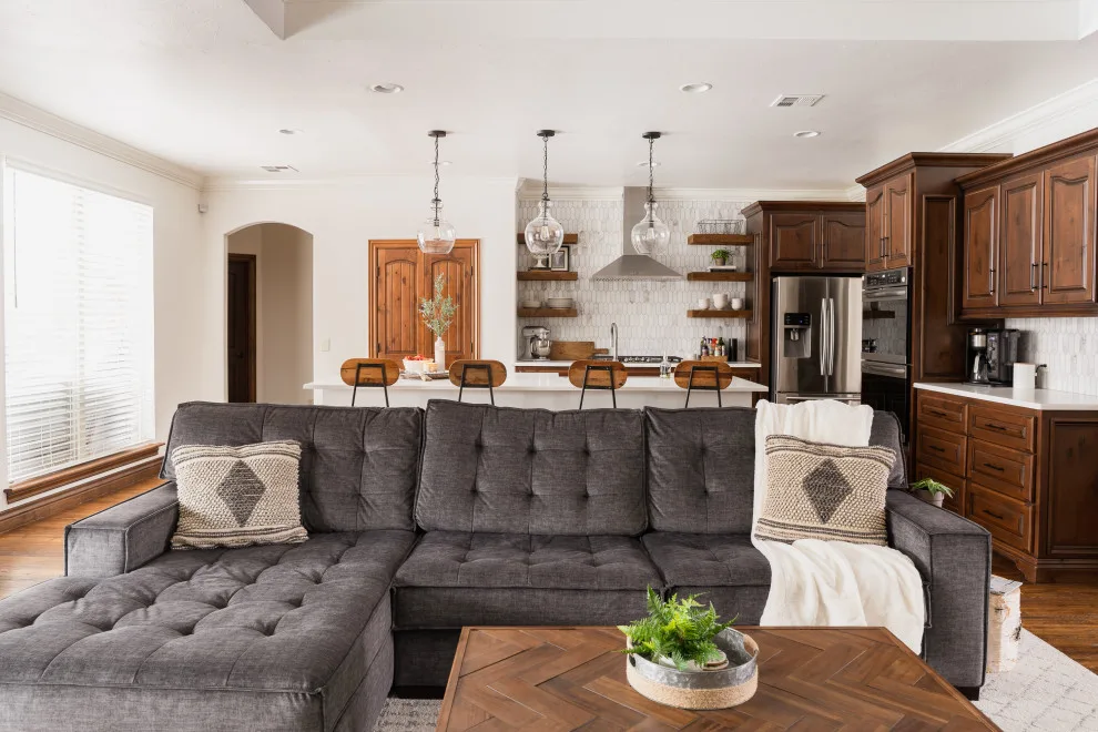Edmond Kitchen and Living Room Makeover by Ten Key by Ten Key Home & Kitchen Remodels - Photo 2